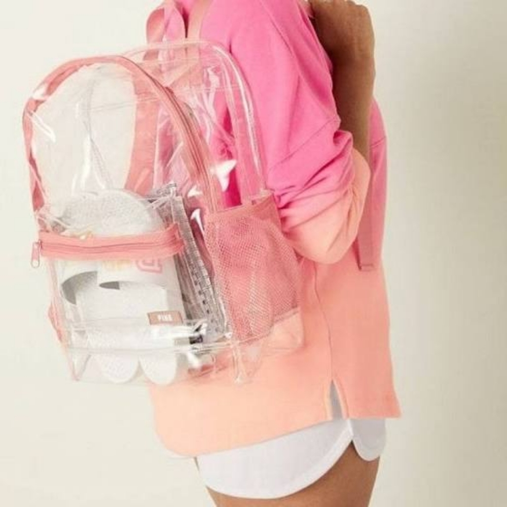 Pending Sale - Victoria's Secret Pink Clear Backpack